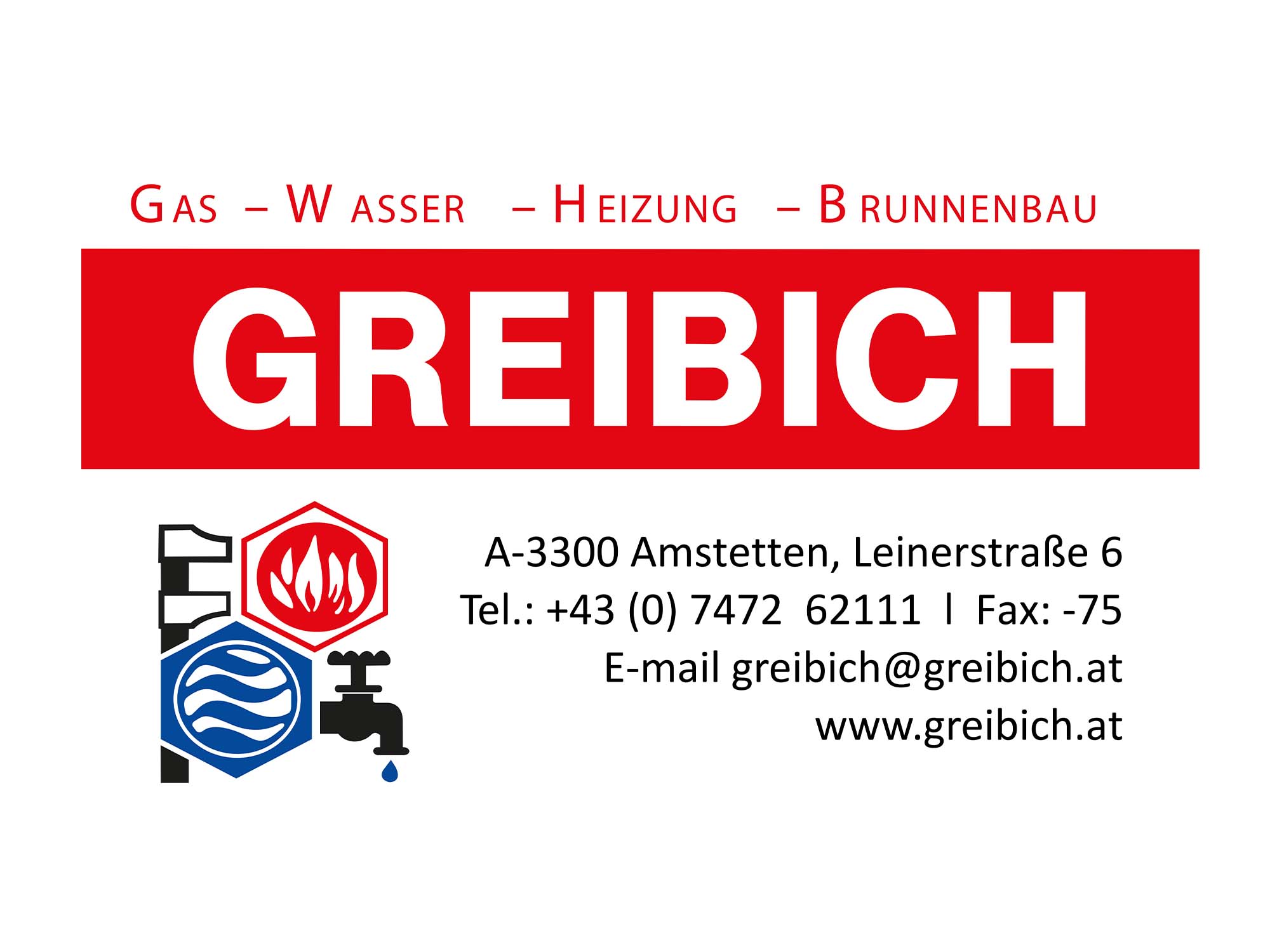 Greibich - Gas - Wasser - Heizung - Brunnenbau