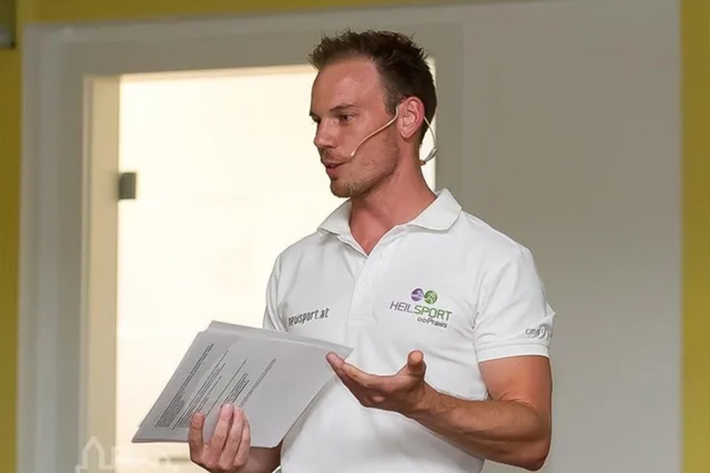 Reinhard Gruber von der Heilsportpraxis