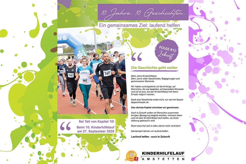 10 Jahre Kinderhilfelauf Amstetten