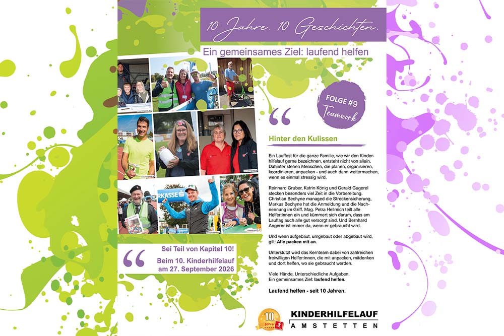 10 Jahre Kinderhilfelauf Amstetten