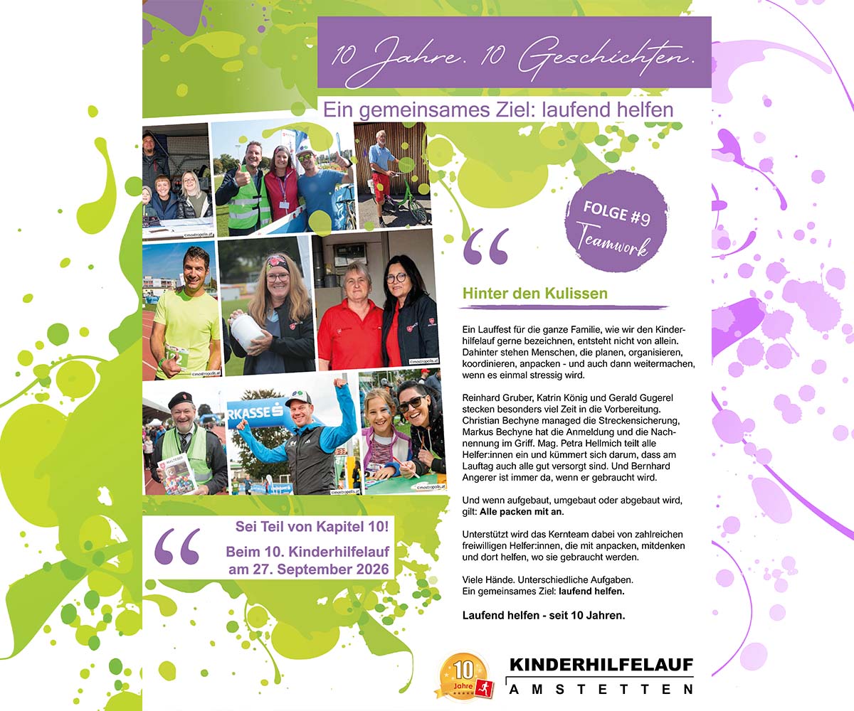 10 Jahre Kinderhilfelauf Amstetten